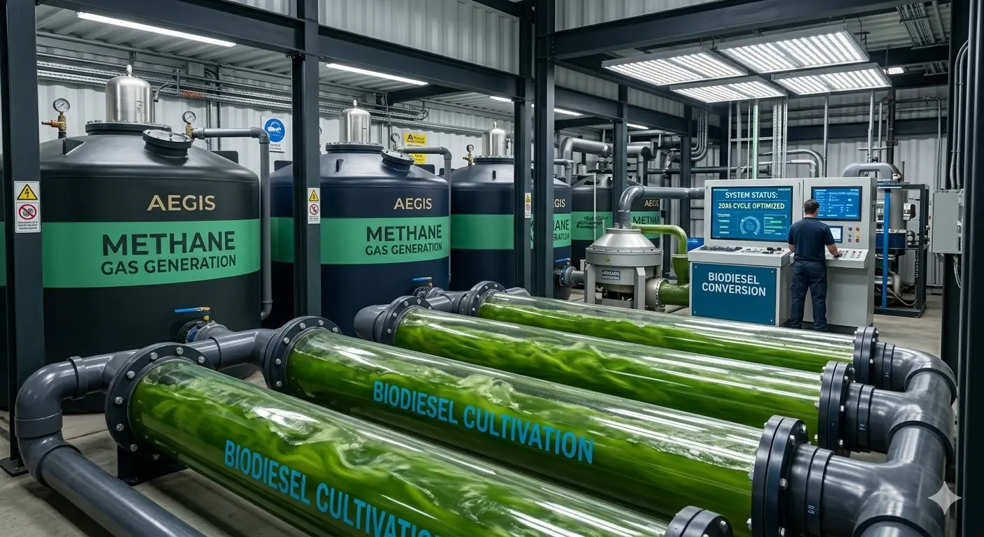 Biotanks Industriales — Fotobiorreactores a escala